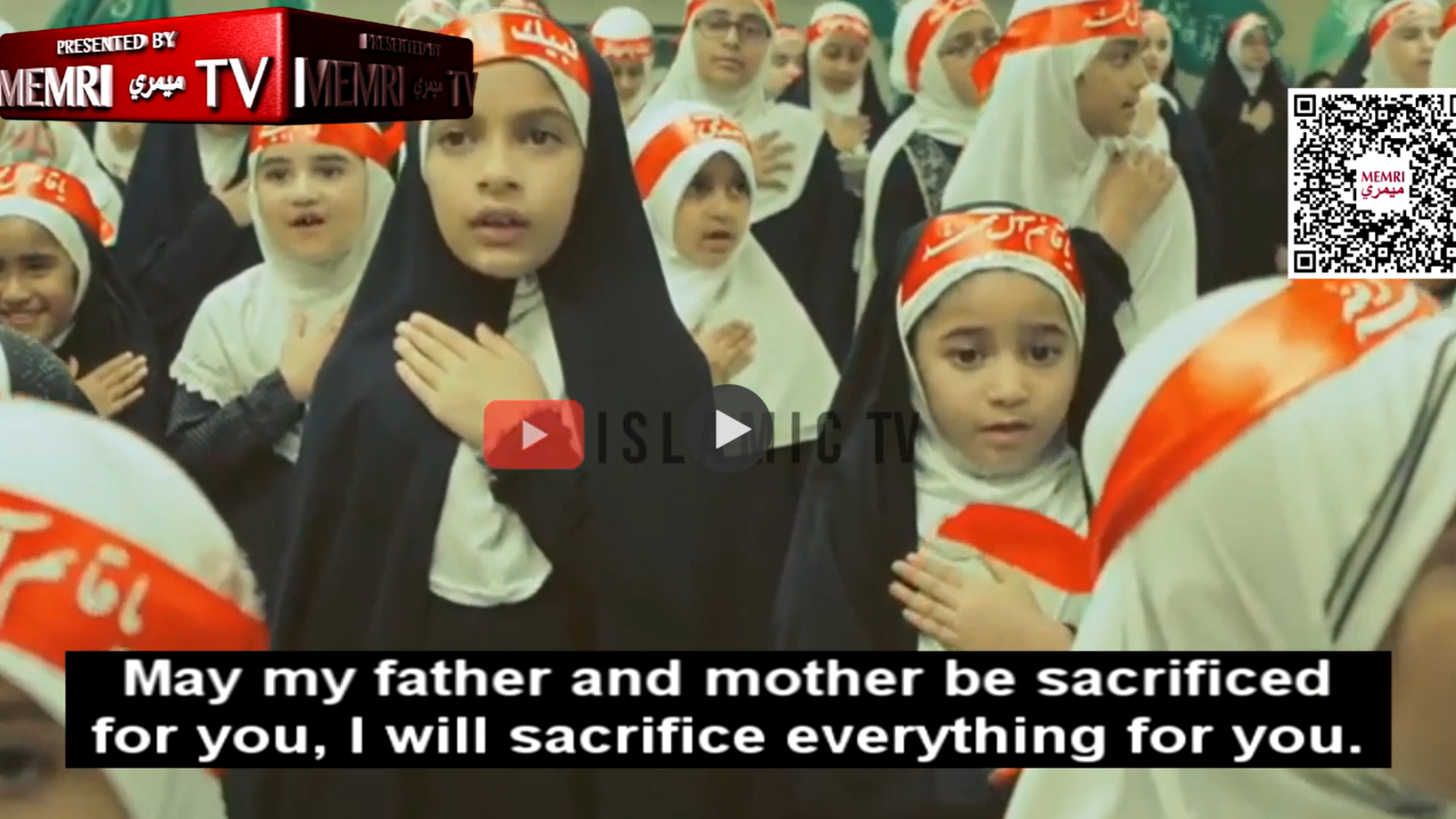 Shiite Children in Houston, TX vowing allegiance to Khamenei