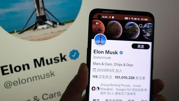 A Netizen in Shanghai, China, following Elon Musk's Twitter page 