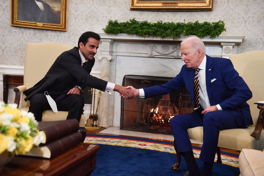 Biden and Qatari leader